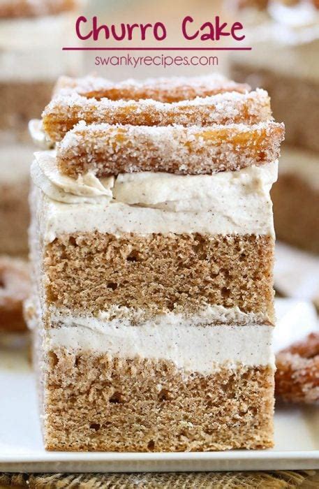 Churro Cake With Cream Cheese Frosting Swanky Recipes