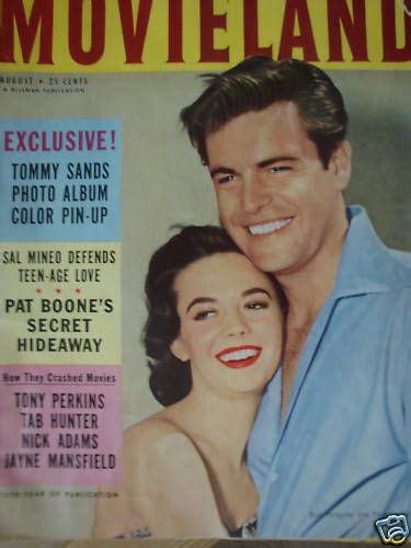 Aug1957 Natalie Wood And Husband Robert Wagner Movie Magazine