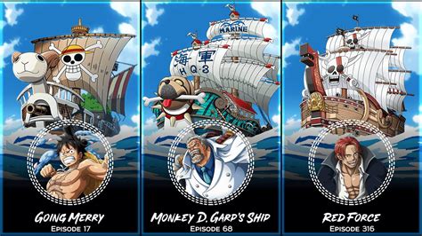 One Piece List Of All Known Ships 2022 Debut Order Youtube
