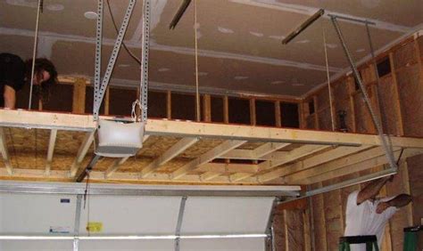 Building Garage Storage Loft Overhead Mightyshelves Alternative