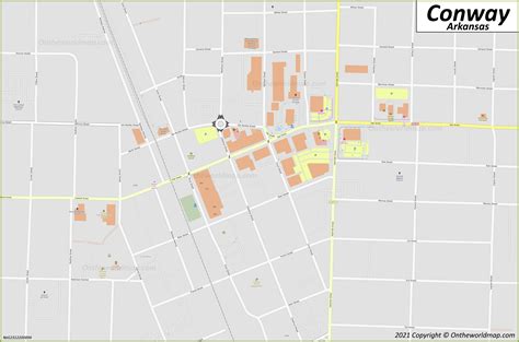 Conway Arkansas Zip Code Map Map