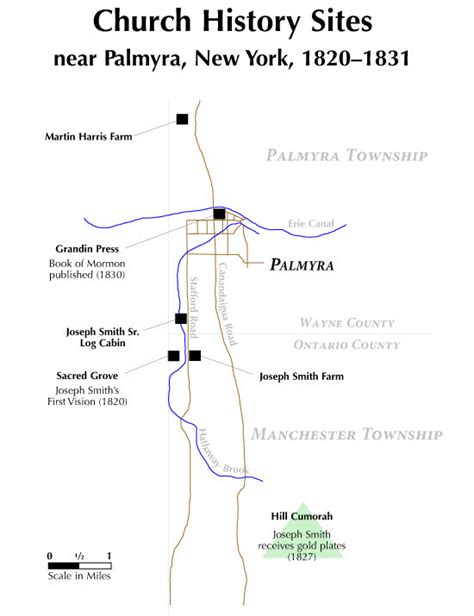 11 Church History Sites Near Palmyra New York 18201831 Byu Studies