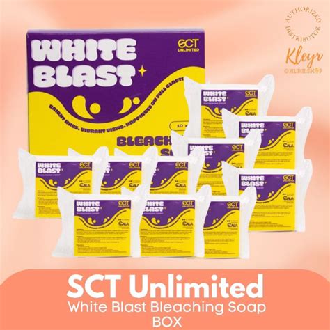 White Blast Bleaching Soap Sct Unlimited 1 Box Shopee Philippines