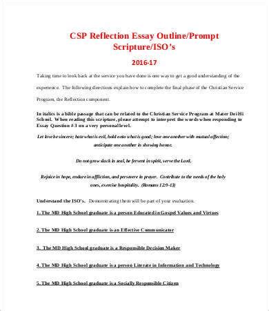 Get a printable reflective essay. Reflective Essay Template - 8+ Free Word, PDF Documents ...