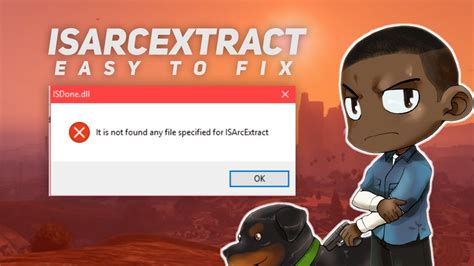 حل مشكلة it is not found any file specified for isarcextract