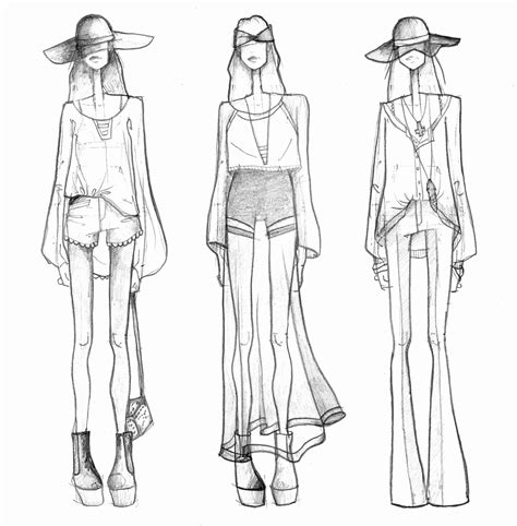 How To Draw Fashion Sketches At Explore Collection