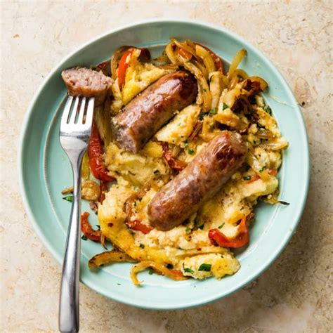One Pan Sweet Italian Sausage With Polenta Cooks Country Recipe