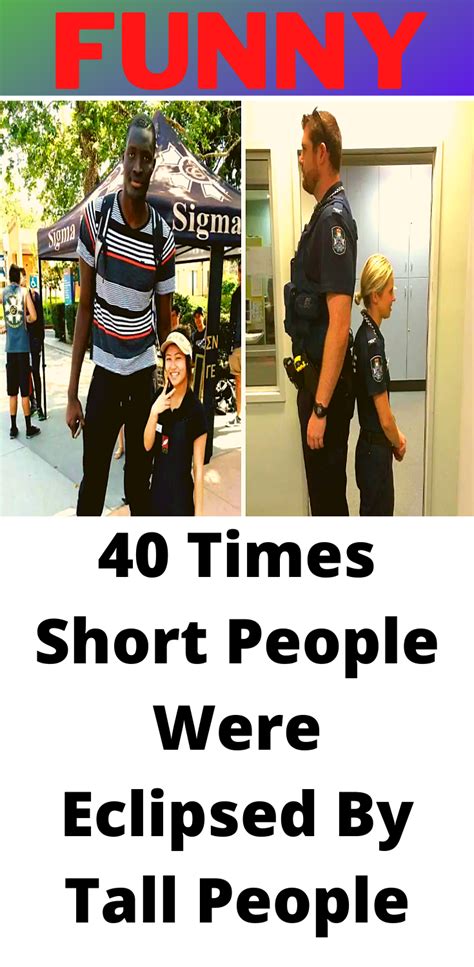 45 Times Tall People Hysterically Eclipsed Short People Funny Humor Jokes