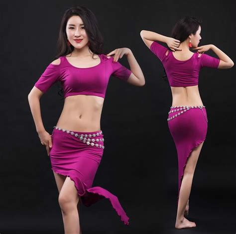 Sexy Women Soft Modal Belly Dance Costume Oriental Dancing Training