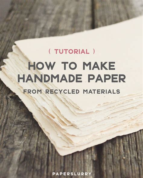 Heres How To Make Handmade Paper From Recycled Materials Paperslurry