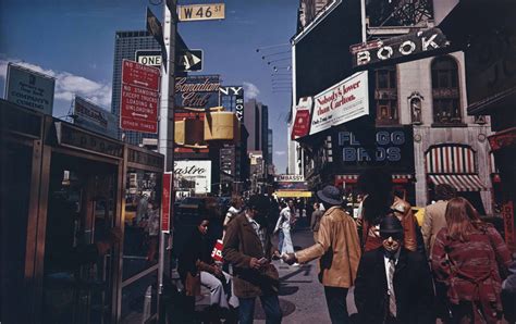 Joel Meyerowitz B 1938 Broadway And 46th Street New York City