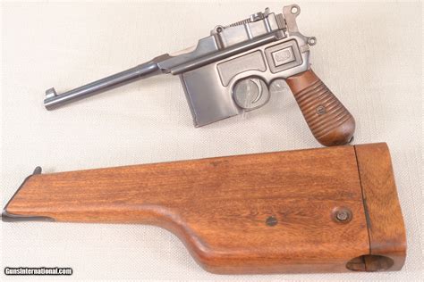 Mauser C96 1930 Commercial Broomhandle Pistol In 30 Mauser Caliber