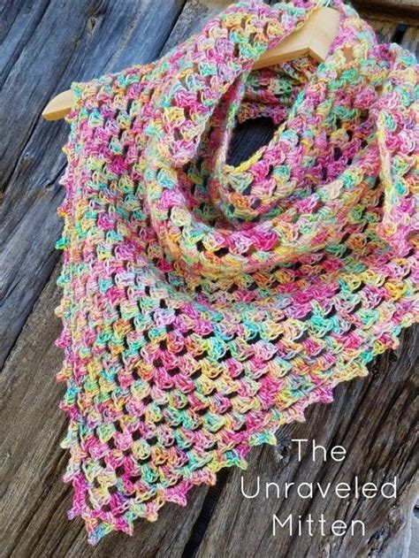 15 easy crochet triangle scarf pattern for beginners crocht