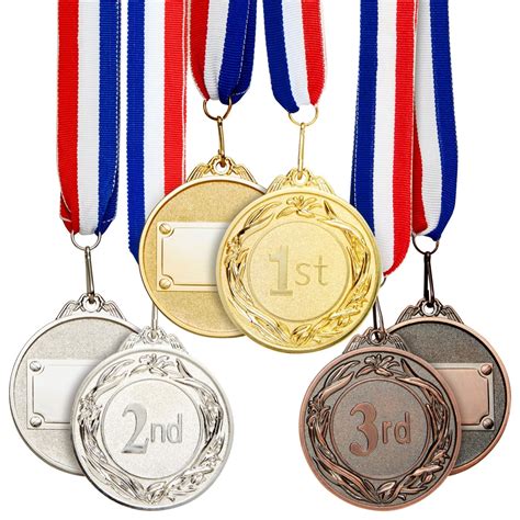 Buy 6 Pack 1st 2nd 3rd Place Award Medals For Kids And Adult