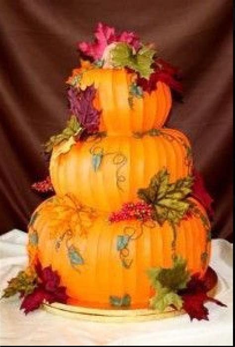 Pumpkins Pumpkin Wedding Cakes Pumpkin Wedding Fall Wedding Cakes