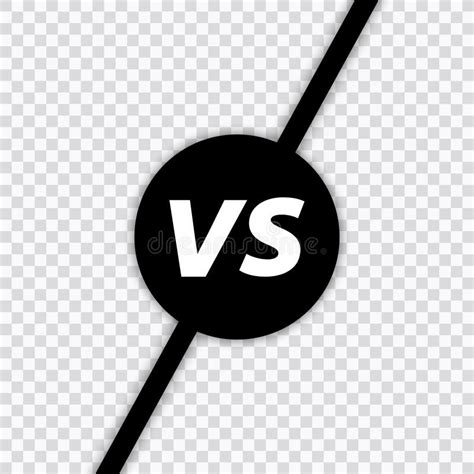 Versus Vs Letters Fight Versus Text Brush Painting Letters Vs In