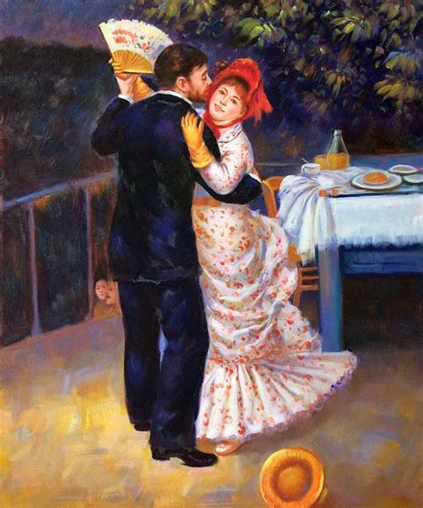 Renoir Dance In The Country Oil Painting On Canvas At Overstockart