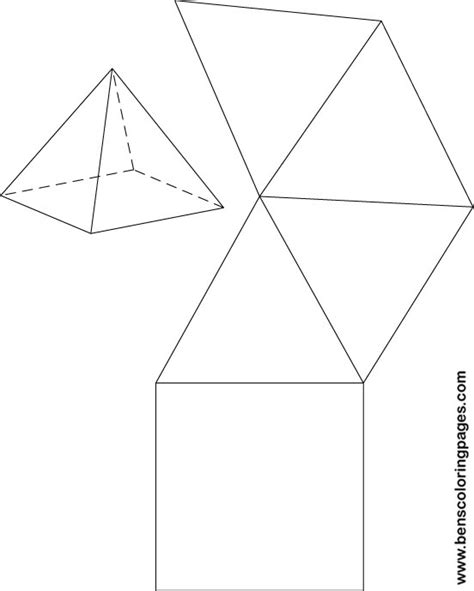 Square Pyramid Net Printable