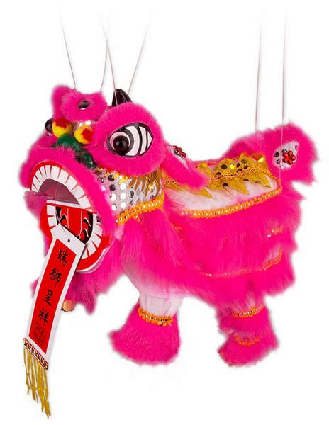 Chinese New Year Lion Marionette 20 L X 25 H