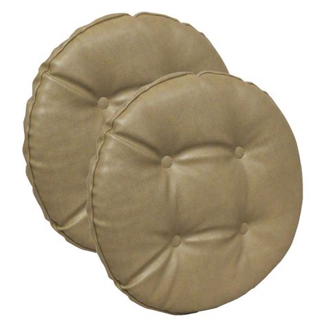 Shop for faux leather chairs online at target. Set of 2 Faux Leather Round Bar Stool Seat Cushions Chair ...