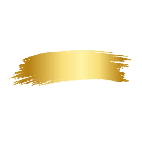 Pincelada E Elemento De Círculo De Ouro 11909101 Png