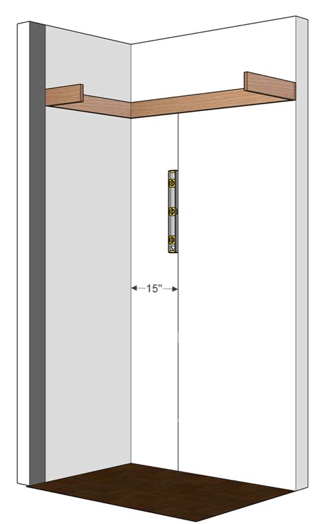 The simple design can be added to any closet with a shelf to give your closet more organization too. DIY Small Closet Organizer Plans