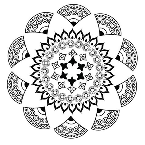 Petit curieux (jusqu'à 10 ans) : Mandala n°7 en coloriage à imprimer - Magicmaman.com