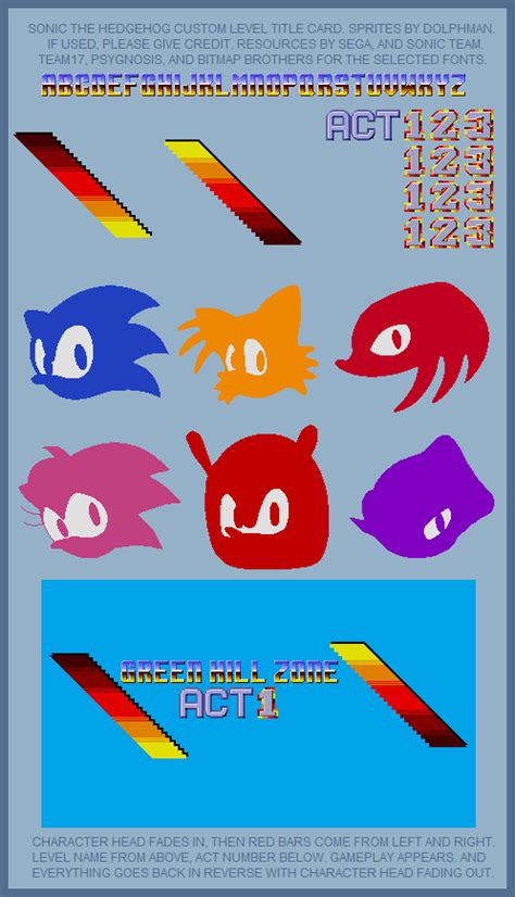 Custom Sonic Level Title Card By Retrobunyip On Deviantart