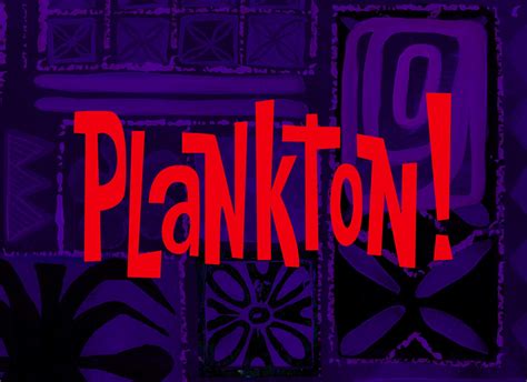 Plankton Tv Shows And Movies Wiki Fandom