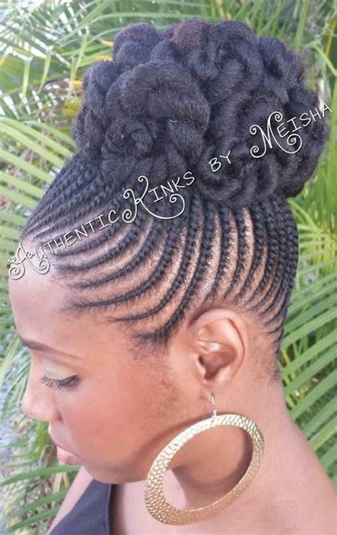 We know how much care and effort you put in maintaining your long tresses. wedding | Hair styles, Flat twist updo, Natural hair styles