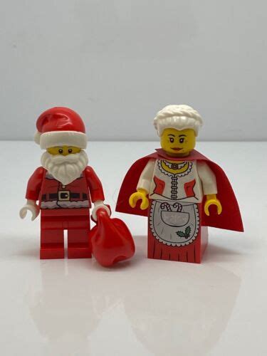 Lego Mr And Mrs Claus Christmas Minifigure Set Santa Claus And Mrs Claus