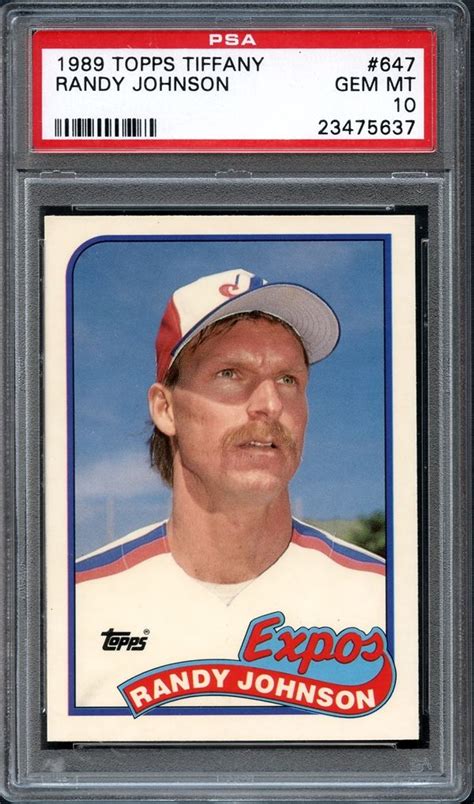 We did not find results for: Lot Detail - 1989 Topps Tiffany #647 Randy Johnson PSA 10 GEM MINT