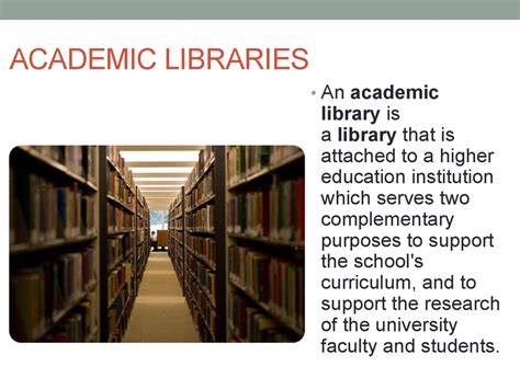 Libraries Types Of Libraries Online Presentation