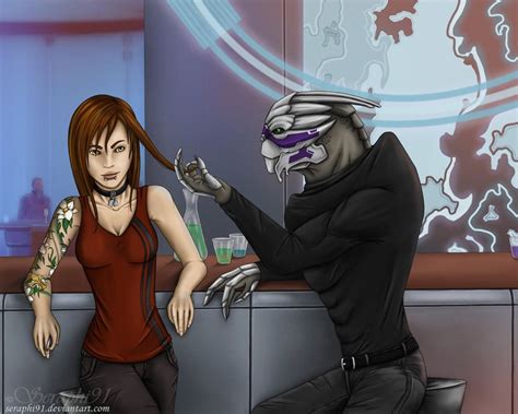 Commission Xora X Lyrik By Seraphi91 On Deviantart Mass Effect