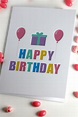 Download These Fun Free Printable Blank Birthday Cards Now! | Catch My ...