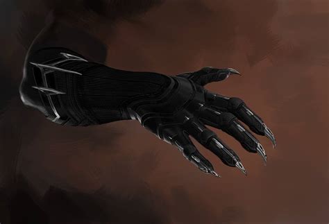 Image Black Panther Claws Concept Art Marvel Cinematic Universe
