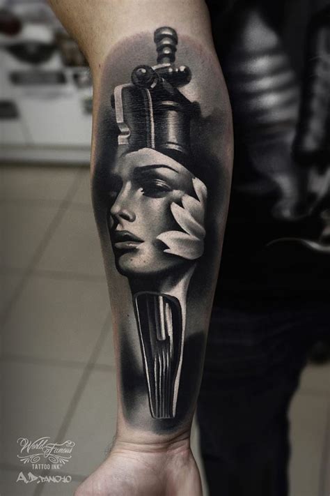 Amazing Black And Gray Tattoo On Forearm Amazing 3d Tattoos 3d