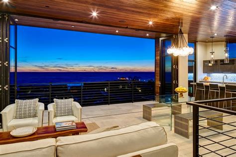 Manhattan Beach Oceanview Residence Modern Living Room Los