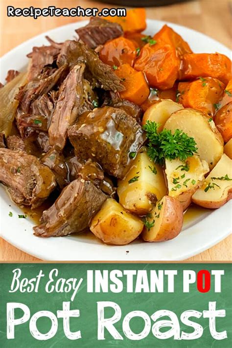 I don't eat beef all that. Best Easy Instant Pot Pot Roast | Recipe | Beef recipe ...