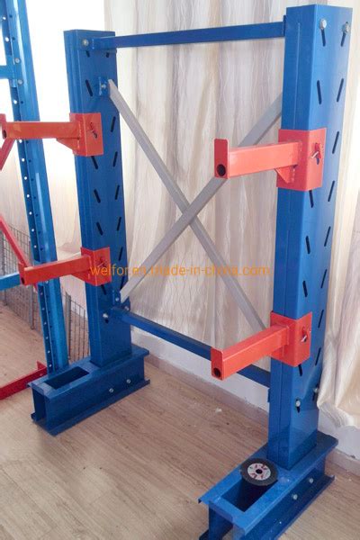 Certificated Heavy Duty Steel Cantilever Rack For Lumber Storage