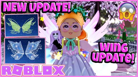 Royale High Just Updated 🏰 New Wings Update So Beautiful Youtube