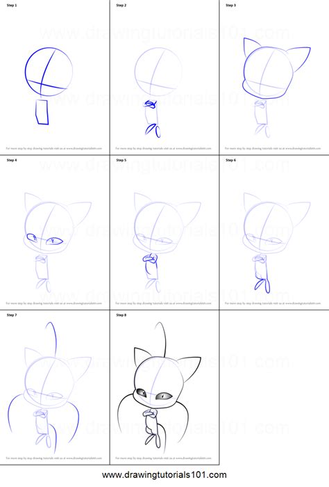 Kwami step by step : How to Draw Plagg Kwami from Miraculous Ladybug printable ...
