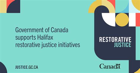 Government Of Canada Supports Halifax Restorative Justice Initiatives