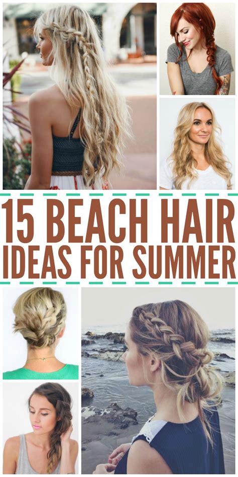 15 gorgeous beach hair ideas for summer easy beach hairstyles beach hair beach hair updo