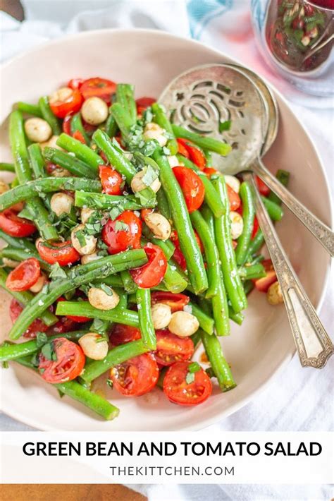 Green Bean And Tomato Salad Caprese Salad With Green Beans Recipe