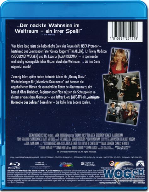 Galaxy Quest Blu Ray Blu Ray Filme World Of Games