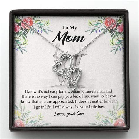 Azts To My Mom Necklace From Son I Go In Life Your