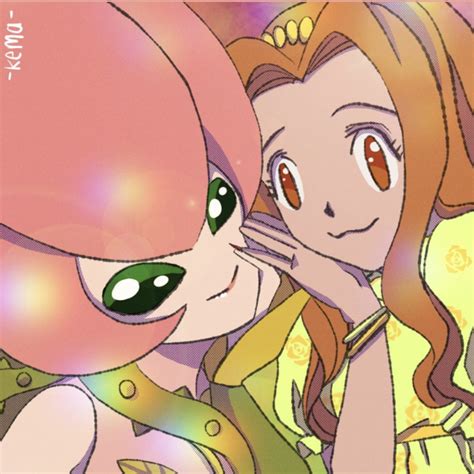Lilimon Tachikawa Mimi Digimon Highres Brown Eyes Brown Hair
