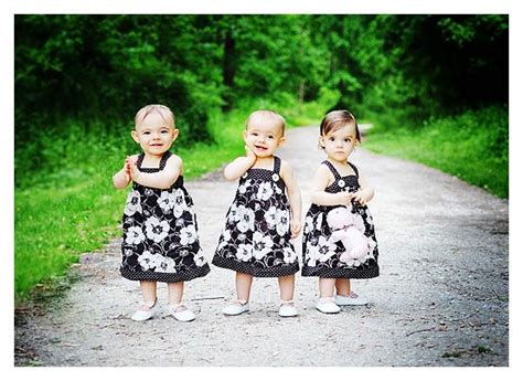 Triplet Toddler Girls Photo By Triplets Photography
