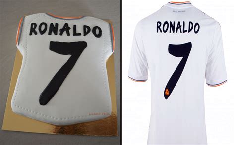 Cake Design Maillot Real Madrid Cristiano Ronaldo 9th Birthday